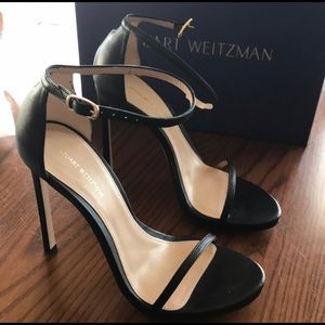 Stuart Weitzman Black The Nudist Heel